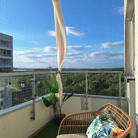 Widokowa 13-stka Z Widokiem Na Stadion Slaski I Park Slaski, 13 Pietro, Parking Podziemny Free Apartment