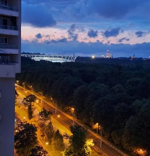 Widokowa 13-stka Z Widokiem Na Stadion Slaski I Park Slaski, 13 Pietro, Parking Podziemny Free Appartement Katowice