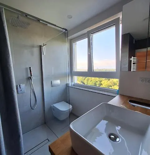 Widokowa 13-stka Z Widokiem Na Stadion Slaski I Park Slaski, 13 Pietro, Parking Podziemny Free Appartement *