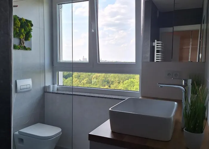 Widokowa 13-stka Z Widokiem Na Stadion Slaski I Park Slaski, 13 Pietro, Parking Podziemny Free *